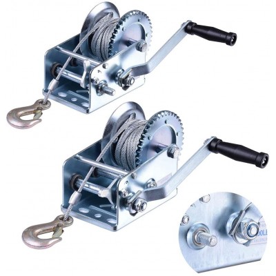 Strap 8m 2000lbs Boat Trailer Marine manuel hand winch