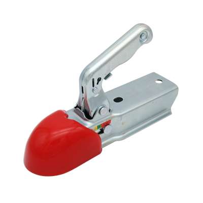 Red plastic protect coupler 50mm trailer hitch cover