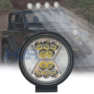 SUV tractor super brightness aluminium 4 inch led working lights